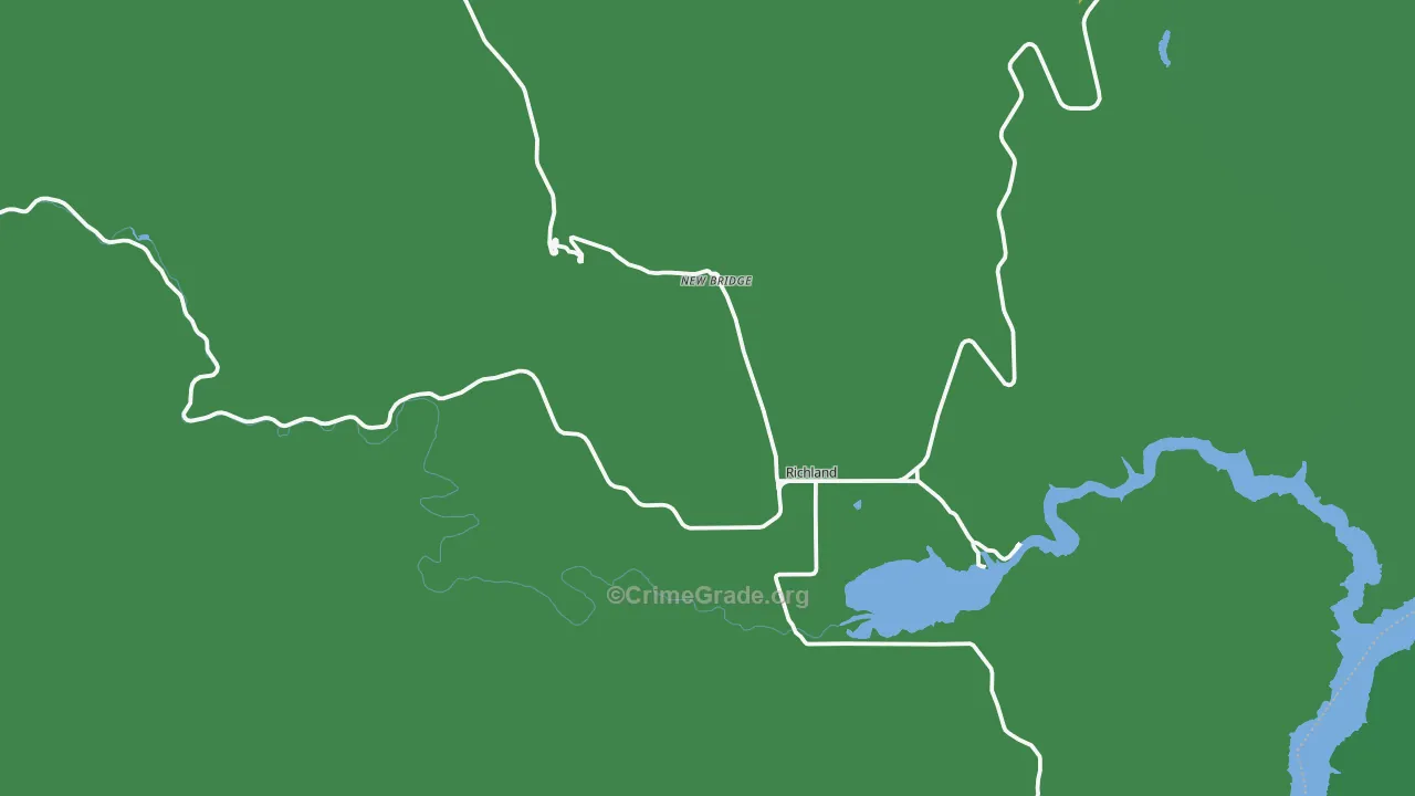 Richland, OR Map of Vehicle Theft Rates