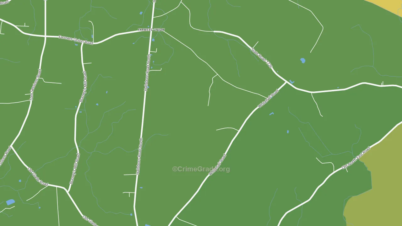 Rico, NC Map of Vehicle Theft Rates