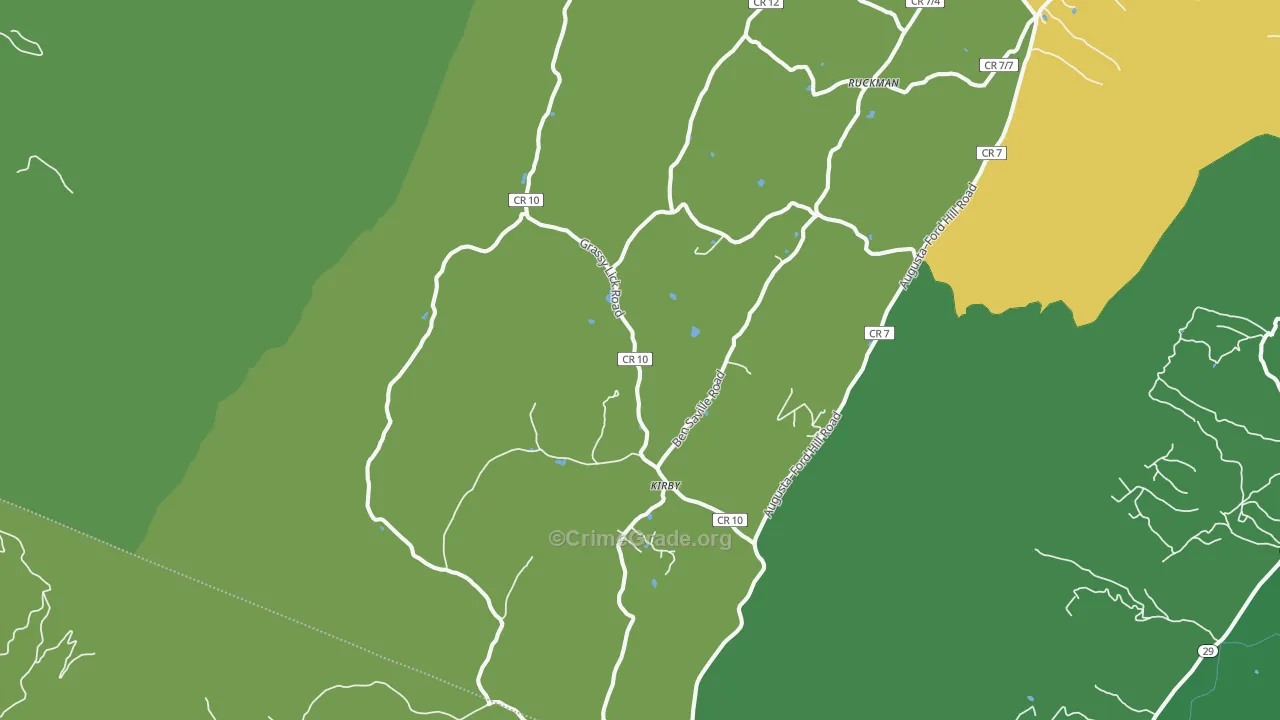 Rio, WV Map of Vehicle Theft Rates