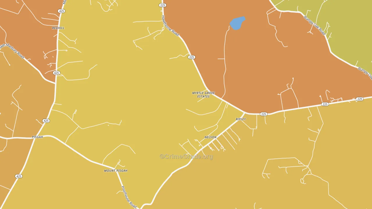 Ripley, MD Map of Vehicle Theft Rates