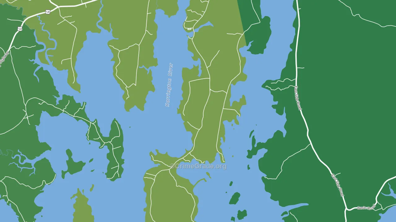 Ripley, ME Map of Vehicle Theft Rates