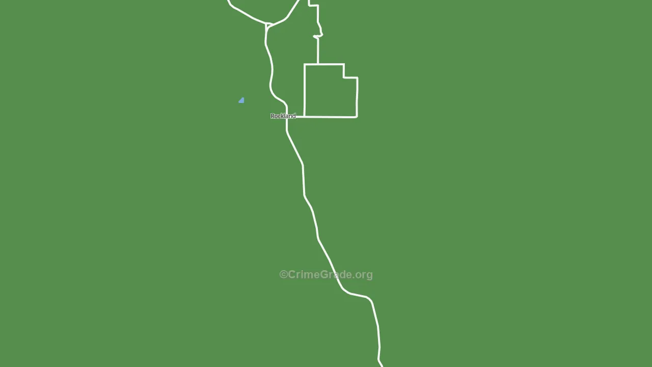 Rockland, ID Map of Vehicle Theft Rates