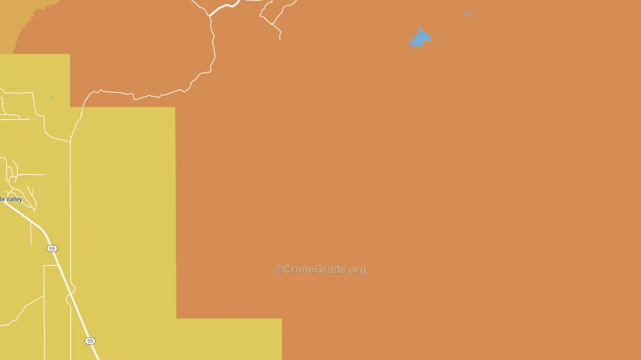 Rockville, UT Map of Vehicle Theft Rates