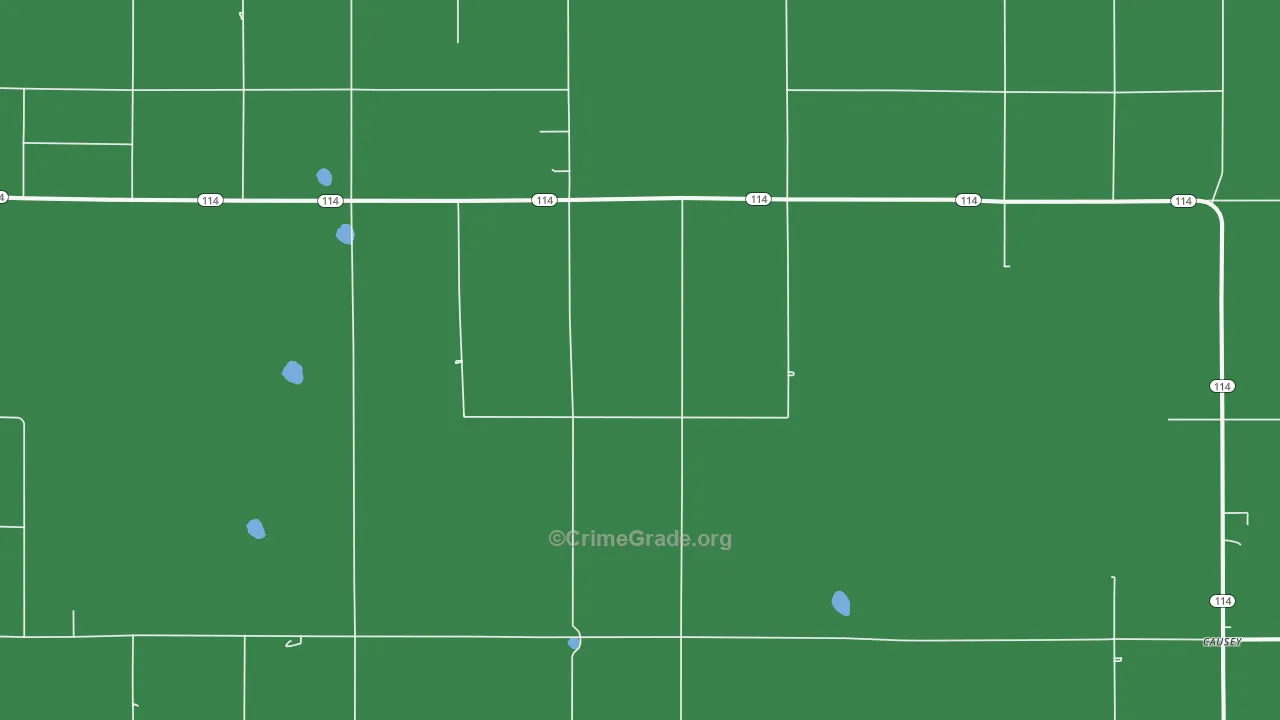 Rogers, NM Map of Vehicle Theft Rates