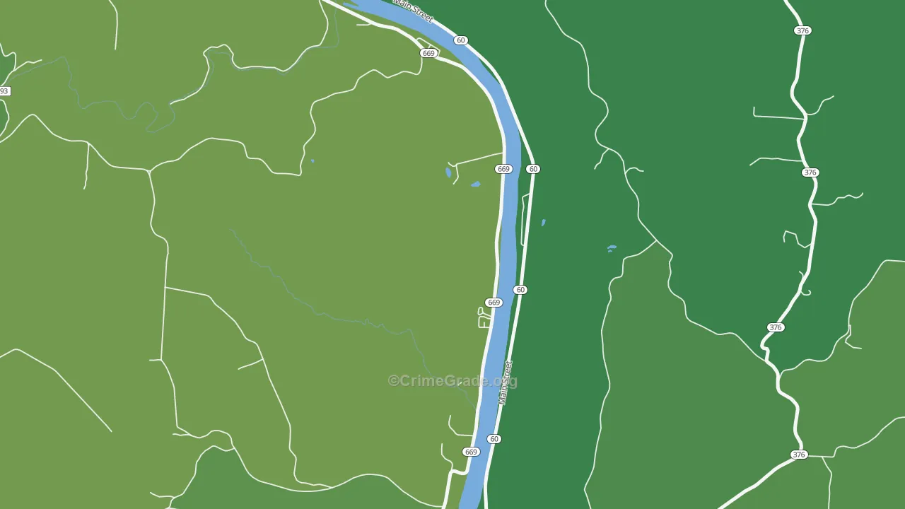 Rokeby Lock, OH Map of Vehicle Theft Rates