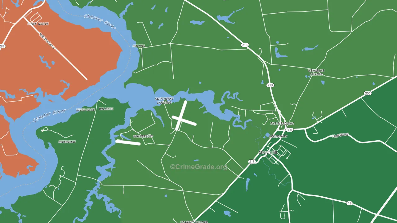 Rolphs, MD Map of Vehicle Theft Rates