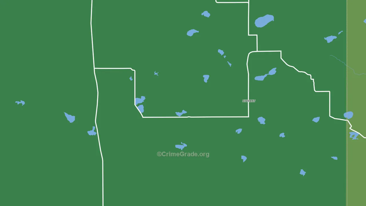 Rose, NE Map of Vehicle Theft Rates