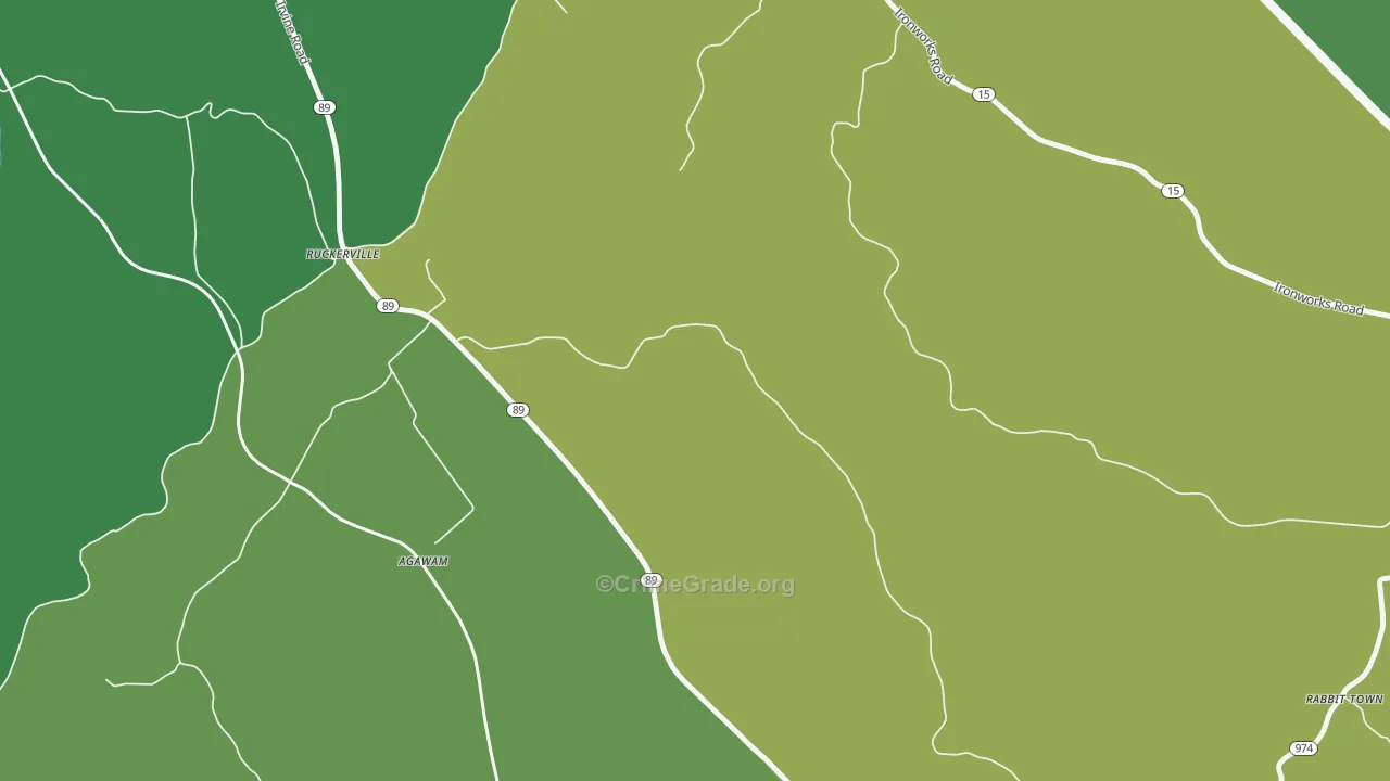 Ruckerville, KY Map of Vehicle Theft Rates