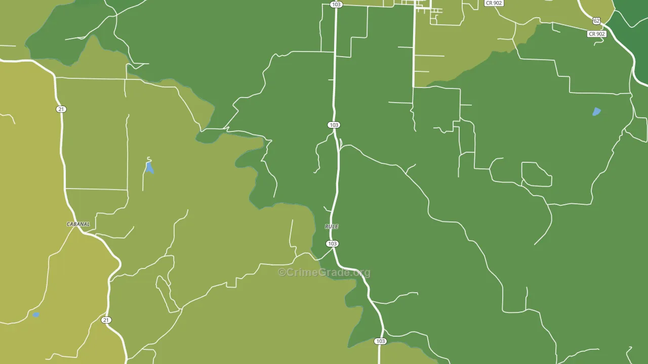 Rule, AR Map of Vehicle Theft Rates