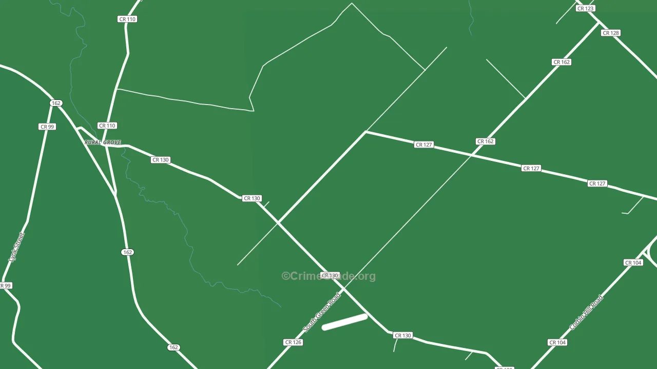 Rural Grove, NY Map of Vehicle Theft Rates