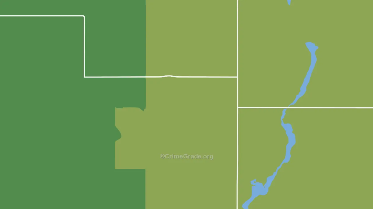 Ruso, ND Map of Vehicle Theft Rates