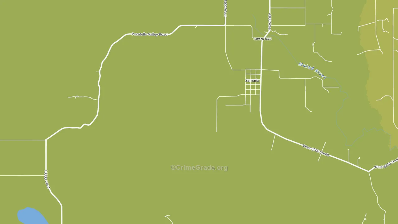 Samaria, ID Map of Vehicle Theft Rates