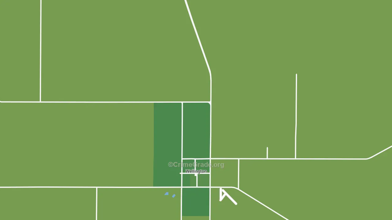 Samnorwood, TX Map of Vehicle Theft Rates