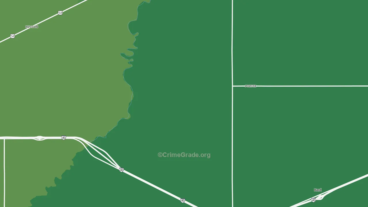 San Jon, NM Map of Vehicle Theft Rates