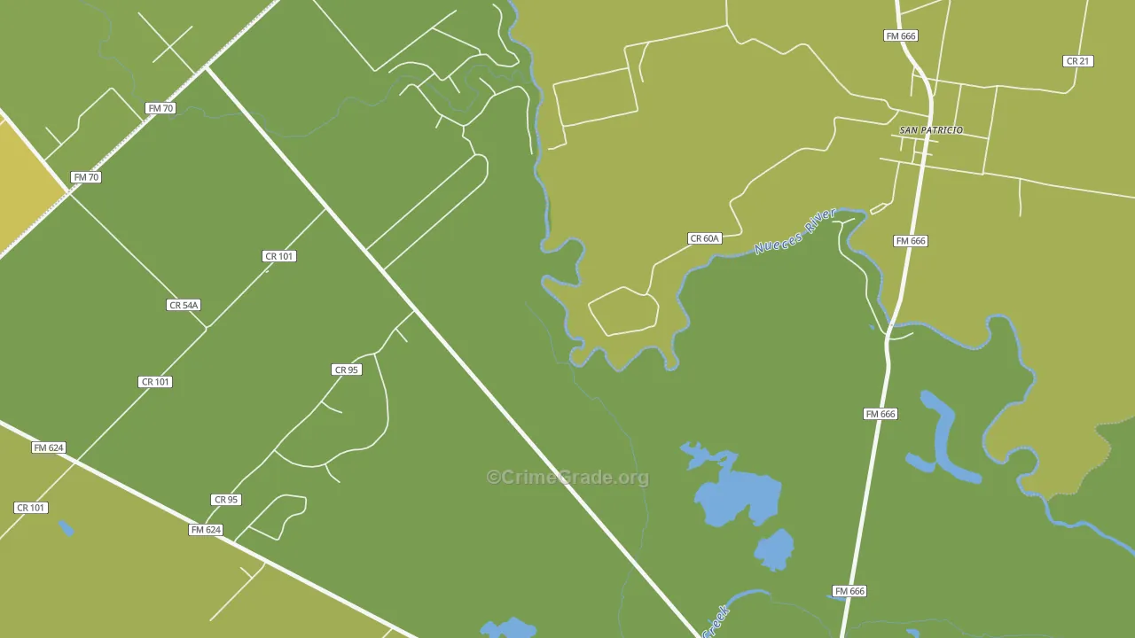 Sandy Hollow-Escondidas, TX Map of Vehicle Theft Rates