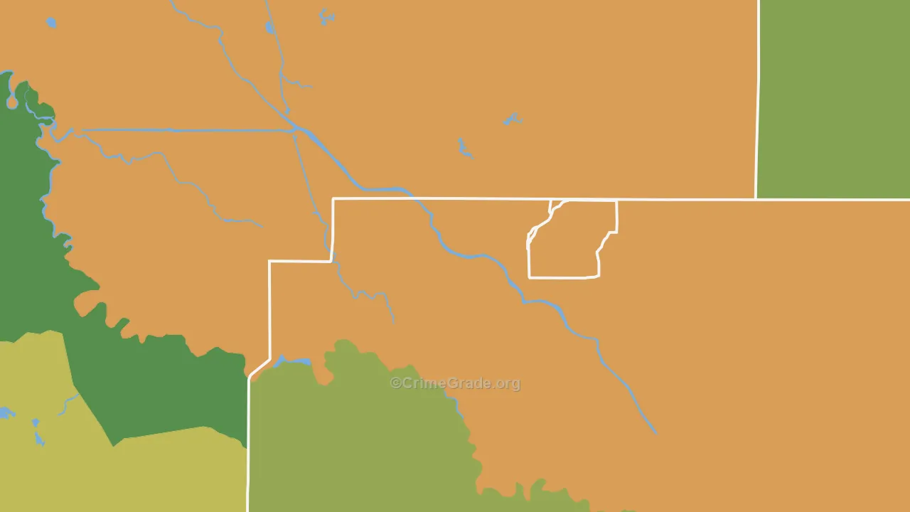 Santa Rita Park, CA Map of Vehicle Theft Rates