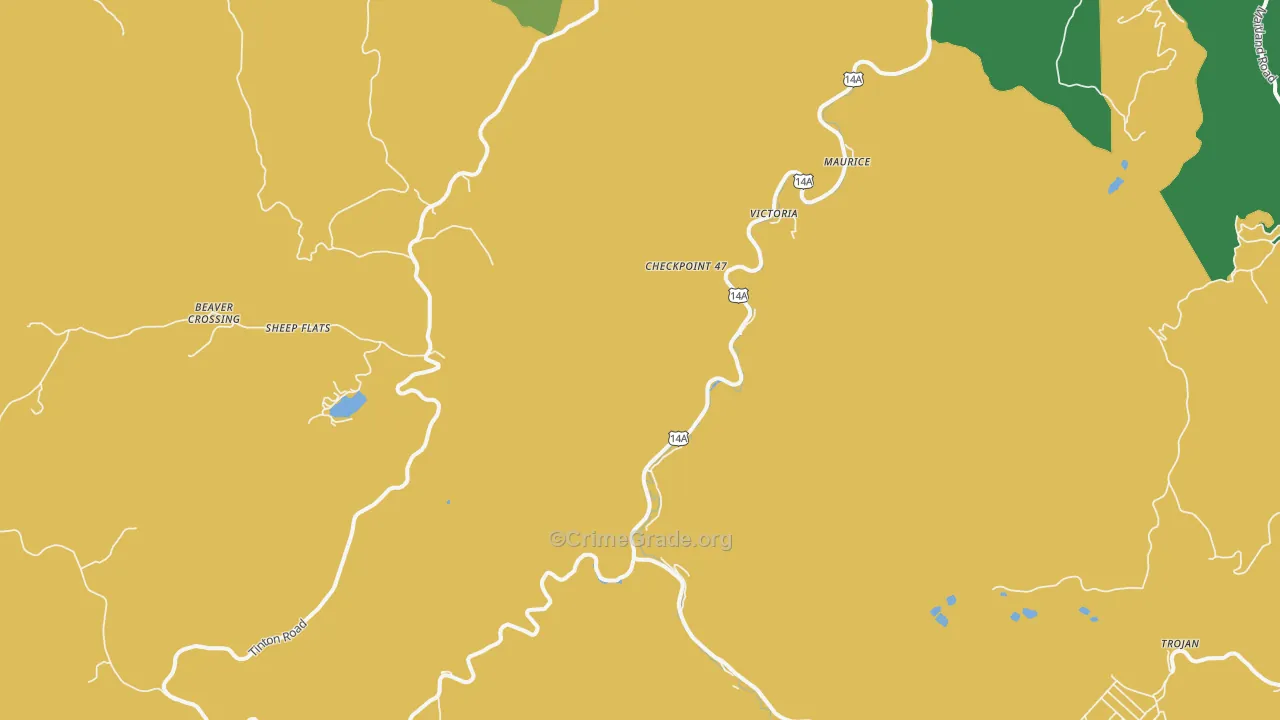 Savoy, SD Map of Vehicle Theft Rates