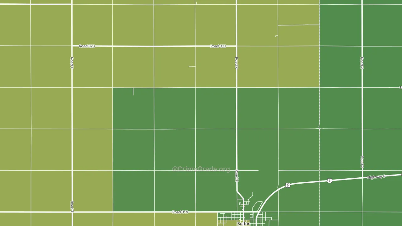 School Creek, NE Map of Vehicle Theft Rates