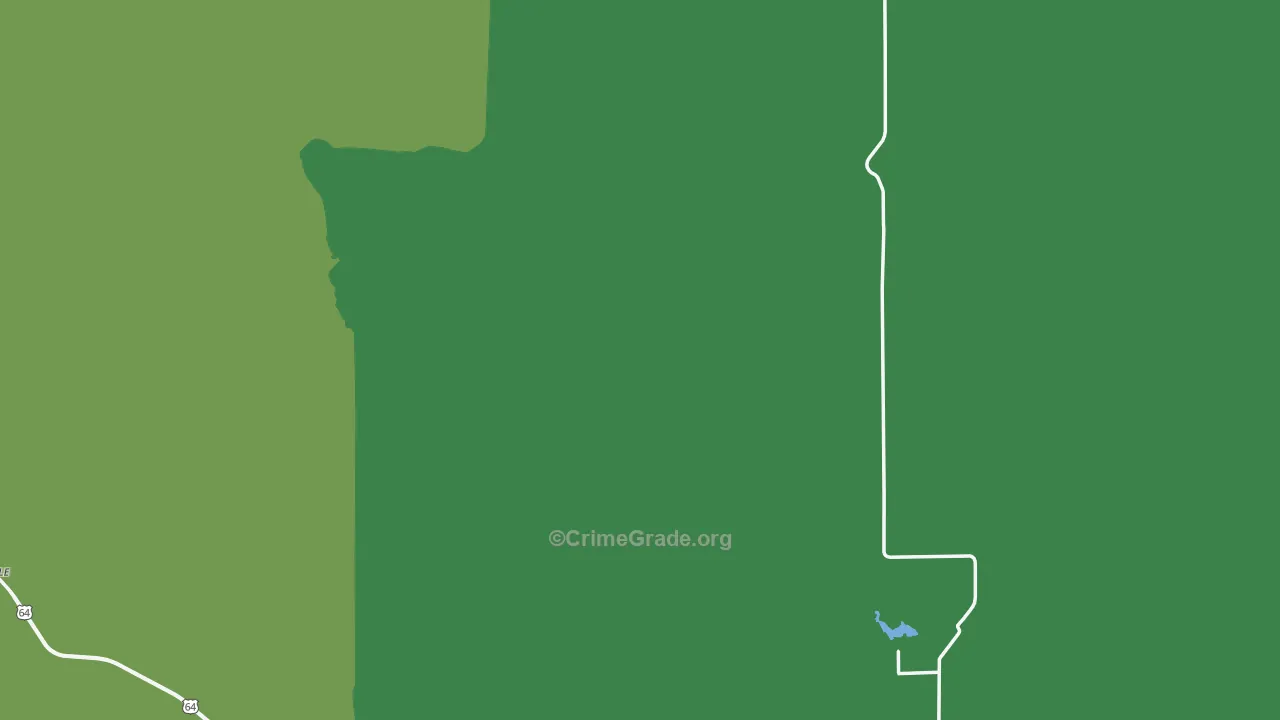 Seneca, NM Map of Vehicle Theft Rates