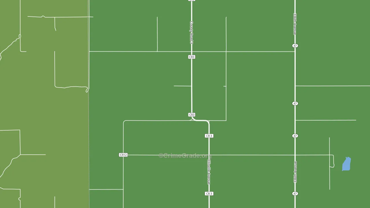 Seneca, SD Map of Vehicle Theft Rates