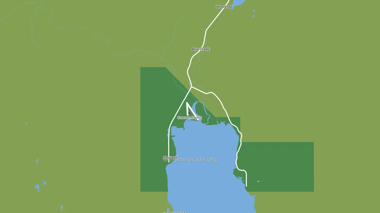 Seward, AK Map of Vehicle Theft Rates