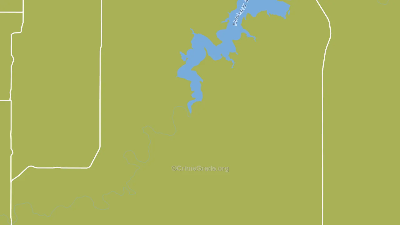 Shadehill, SD Map of Vehicle Theft Rates