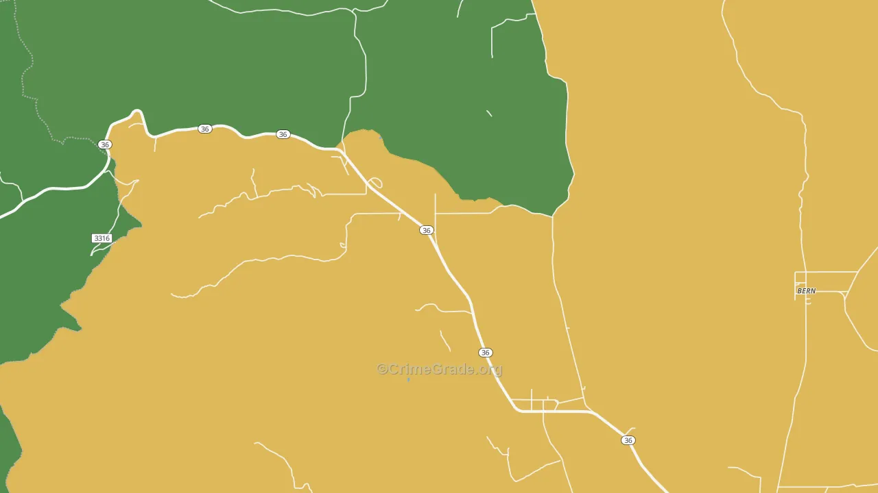 Sharon, ID Map of Vehicle Theft Rates