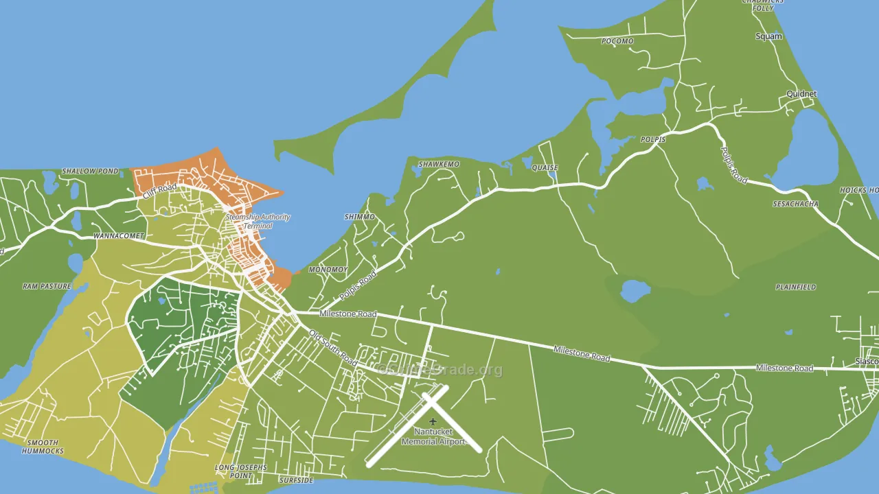 Shawkemo, MA Map of Vehicle Theft Rates