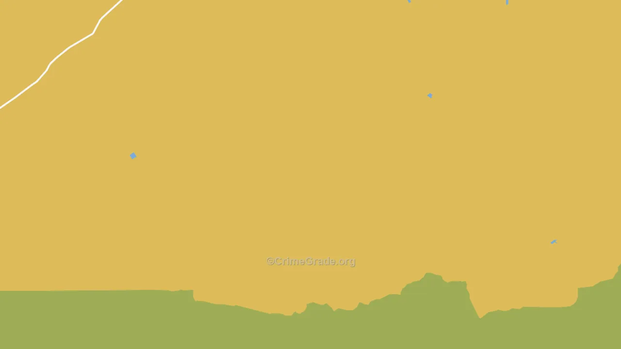 Shawnee, WY Map of Vehicle Theft Rates