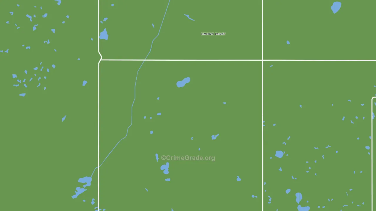 Sheridan County, ND Map of Vehicle Theft Rates