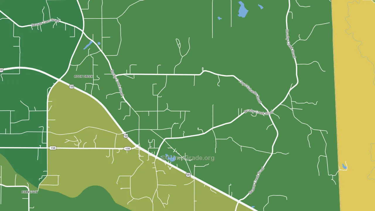 Shipman, MS Map of Vehicle Theft Rates