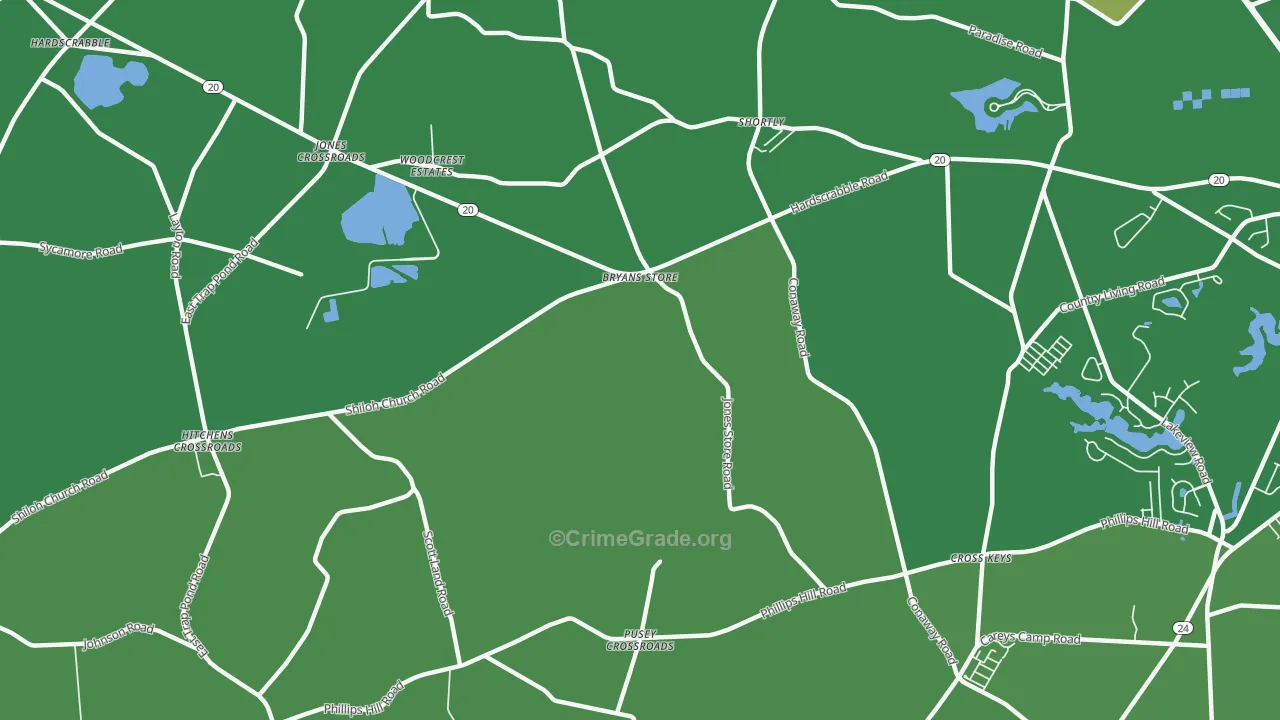 Shortly, DE Map of Vehicle Theft Rates
