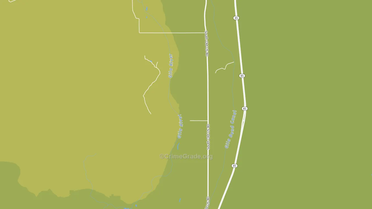 Sil Murk, AZ Map of Vehicle Theft Rates