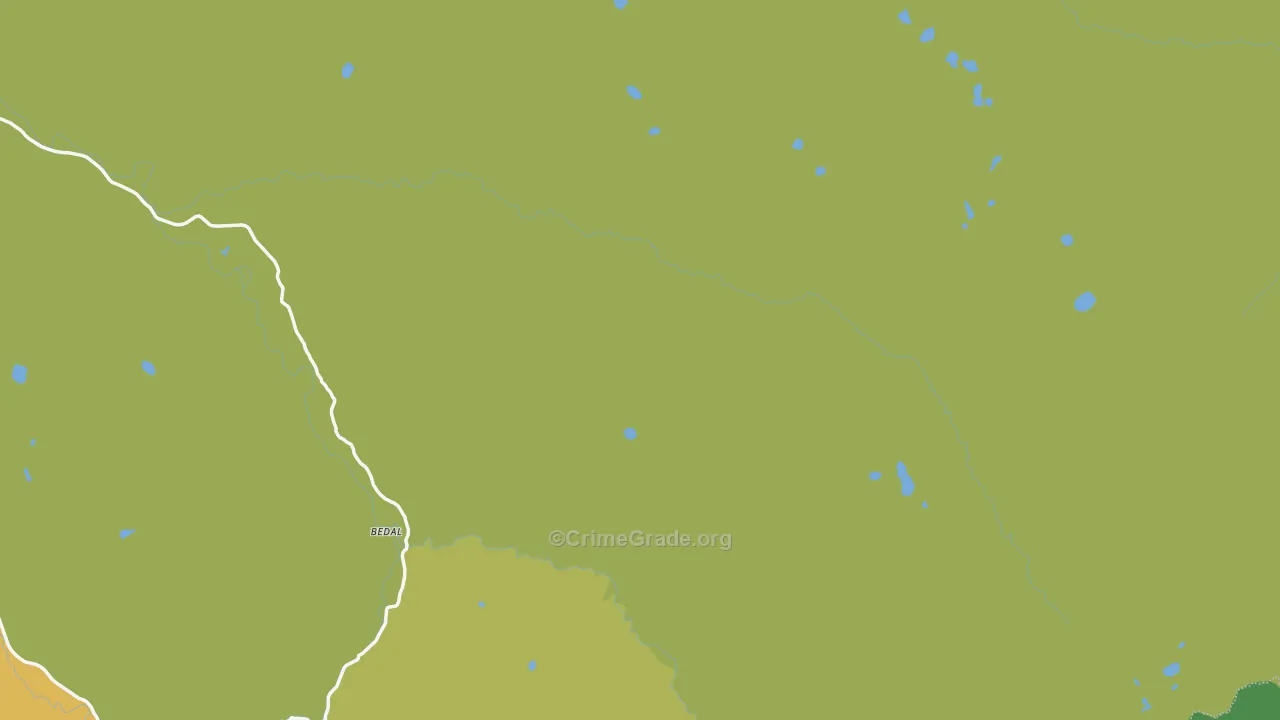 Silverton, WA Map of Vehicle Theft Rates