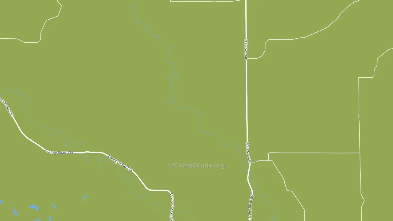 Sims, ND Map of Vehicle Theft Rates