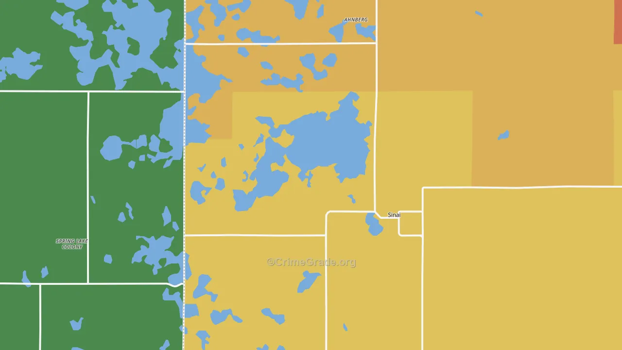 Sinai, SD Map of Vehicle Theft Rates