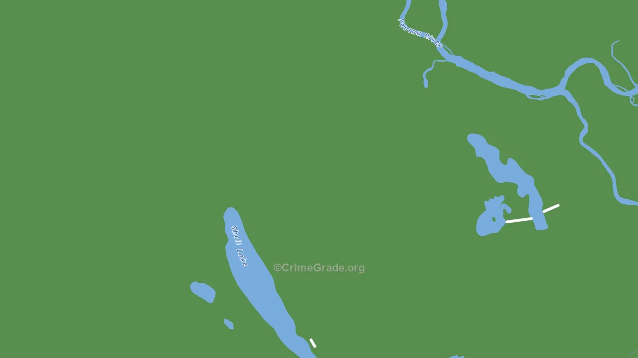 Skwentna, AK Map of Vehicle Theft Rates