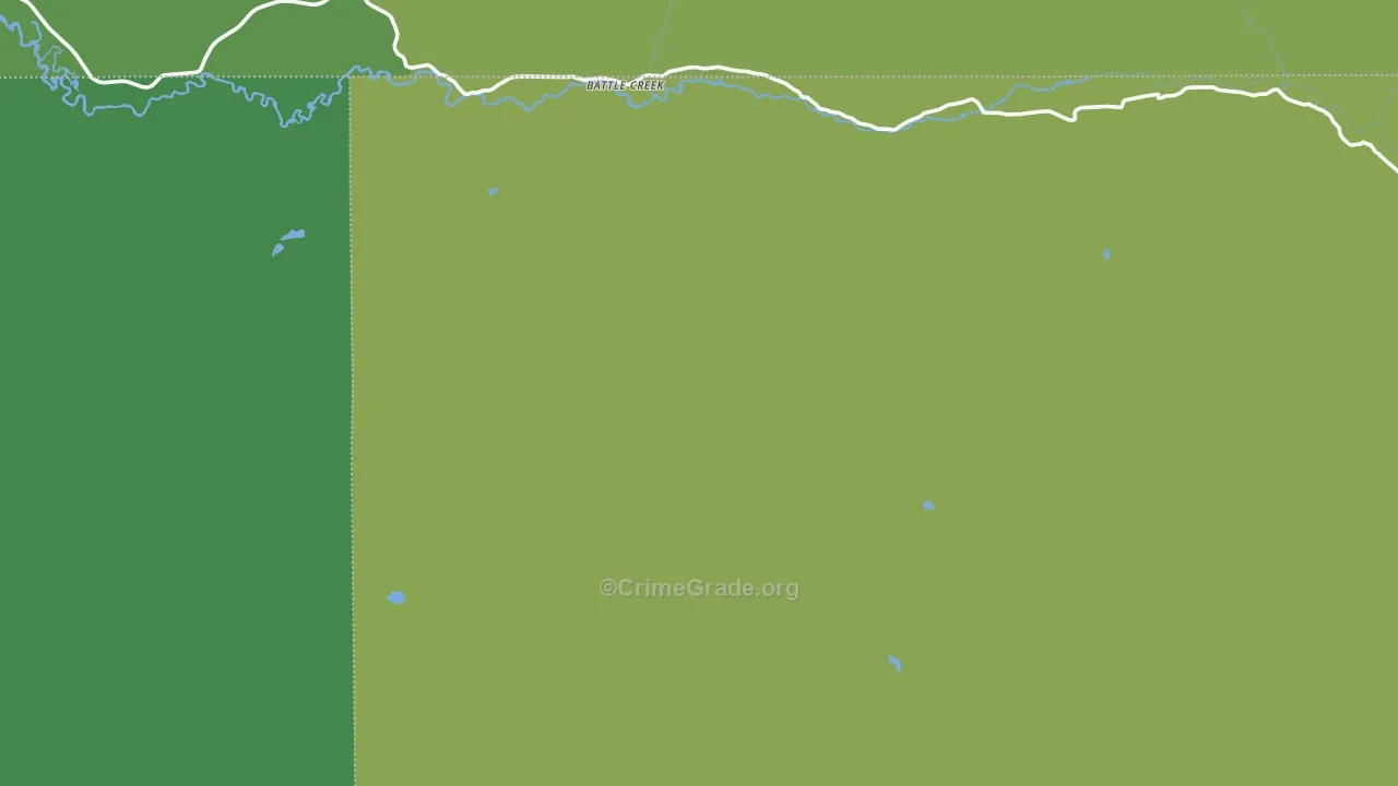 Slater, CO Map of Vehicle Theft Rates