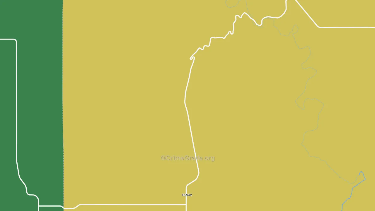 Slick Rock, CO Map of Vehicle Theft Rates