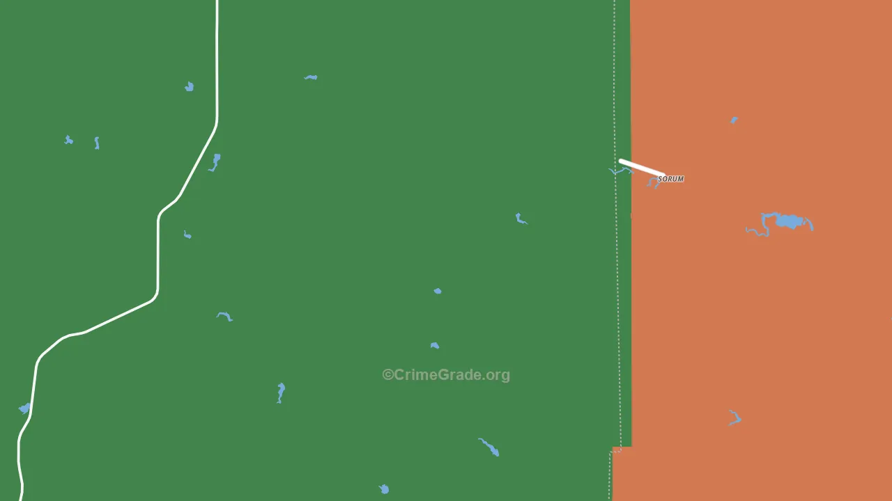 Sorum, SD Map of Vehicle Theft Rates