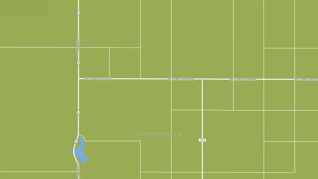 South Cottonwood, ND Map of Vehicle Theft Rates