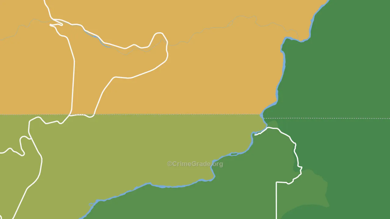 South Junction, OR Map of Vehicle Theft Rates