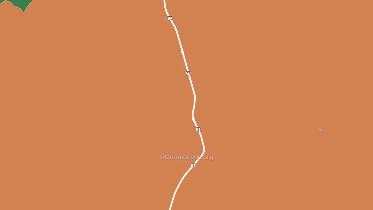 Spencer, ID Map of Vehicle Theft Rates