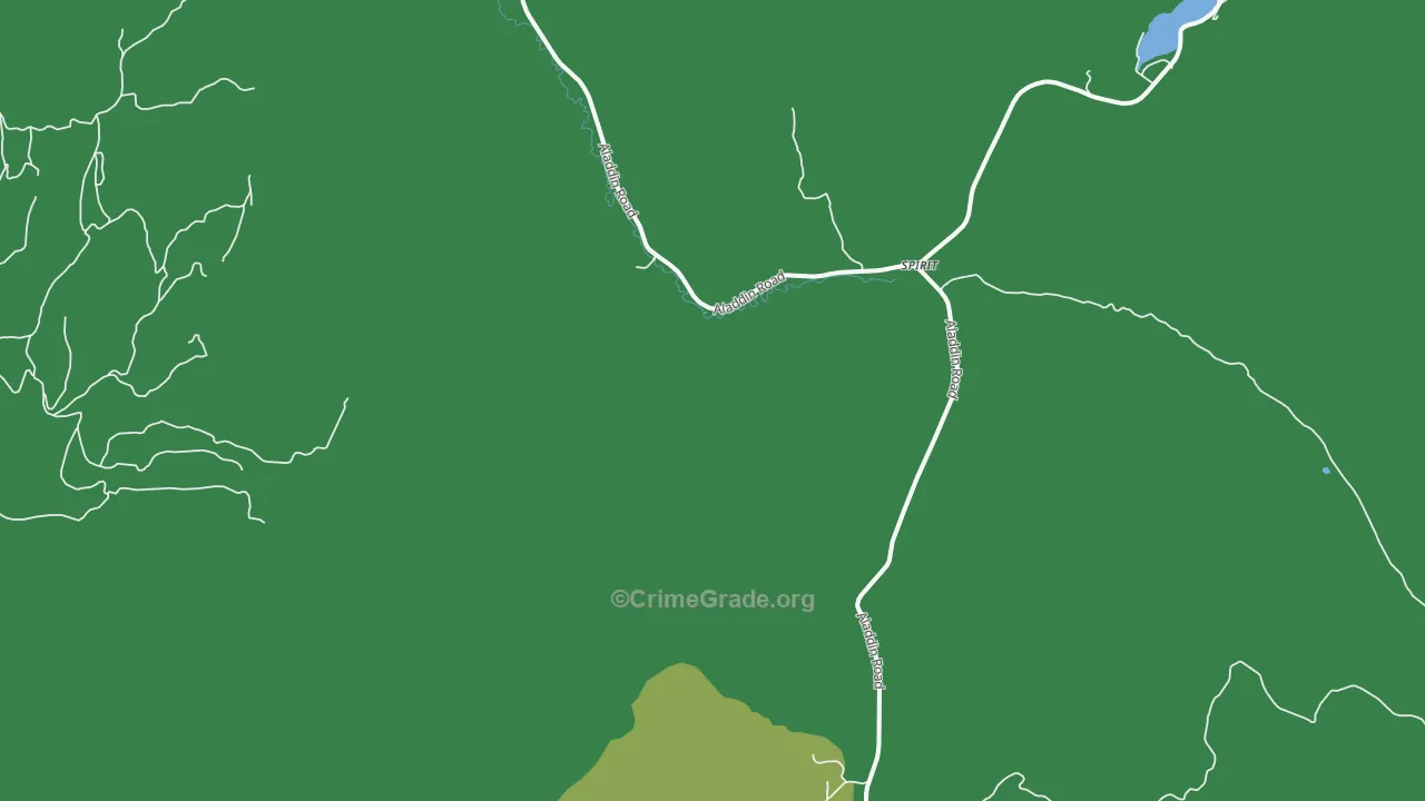 Spirit, WA Map of Vehicle Theft Rates