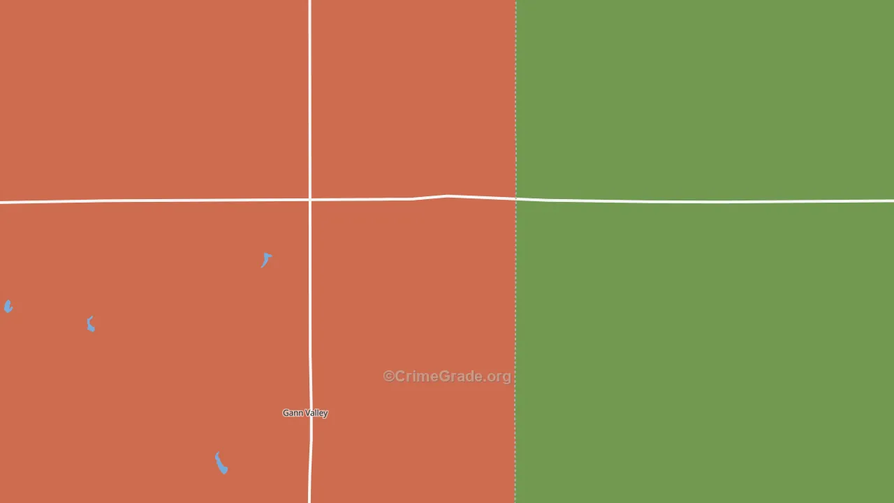 Spring Valley Colony, SD Map of Vehicle Theft Rates