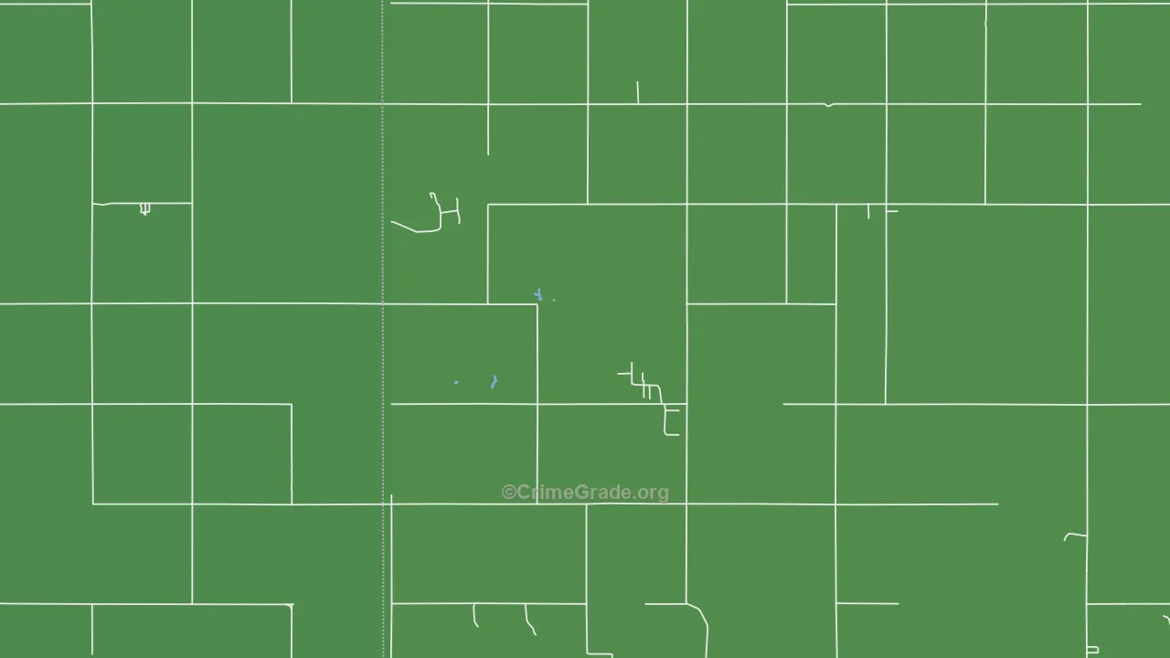 St. Peter, KS Map of Vehicle Theft Rates