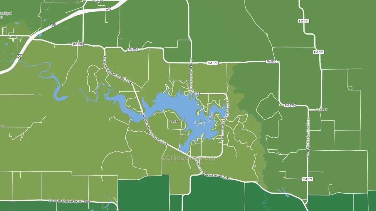 Staff, TX Map of Vehicle Theft Rates