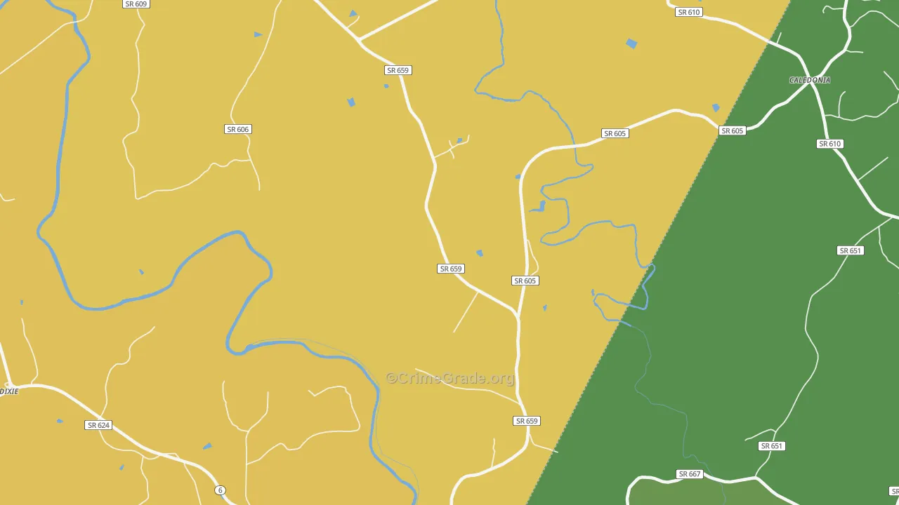 Stage Junction, VA Map of Vehicle Theft Rates