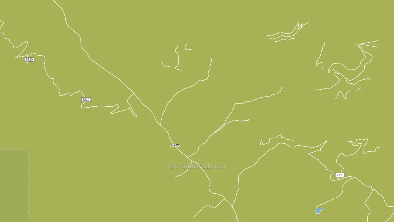 Stark, MT Map of Vehicle Theft Rates