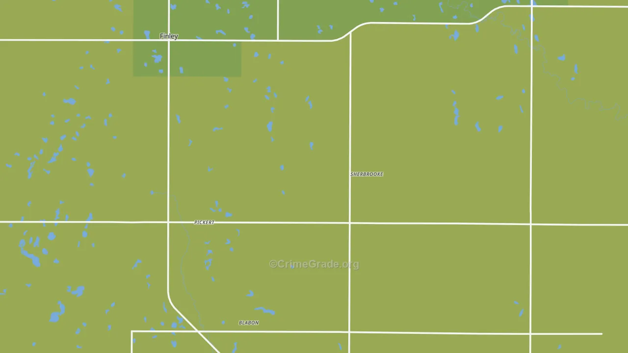 Steele County, ND Map of Vehicle Theft Rates